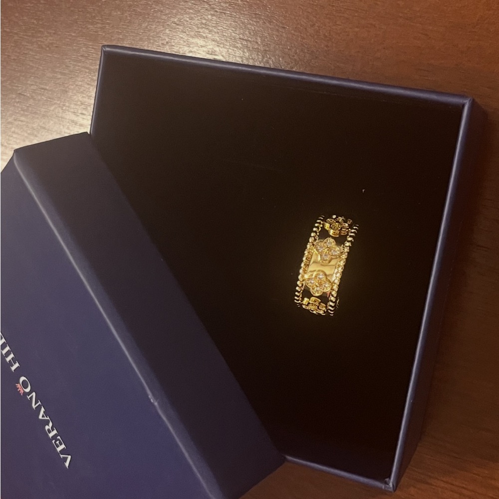 Gold and Silver Women's Ring